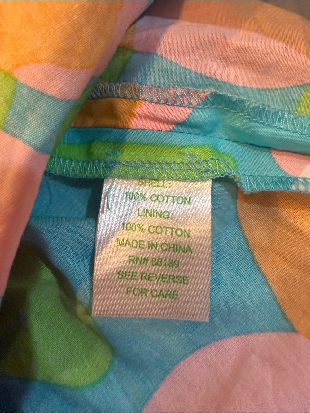 Lilly Pulitzer 100% Cotton Multicolor Floral Strapless Top with Bottom Ruffle - Picture 5 of 9